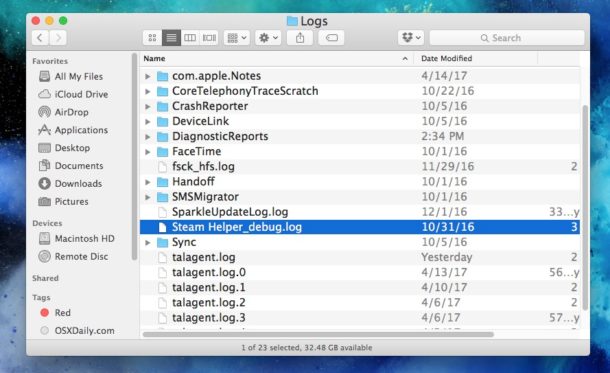 files to look for advanced mac cleaner